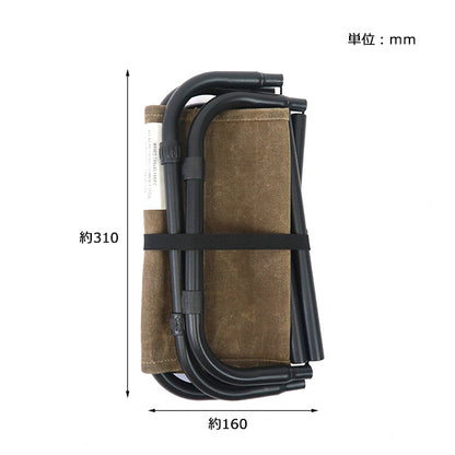 WAXED CANVAS COMPACT STOOL / ワックスドキャンバス コンパクトスツール