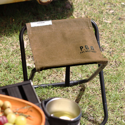 WAXED CANVAS COMPACT STOOL / ワックスドキャンバス コンパクトスツール