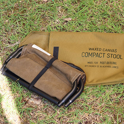 WAXED CANVAS COMPACT STOOL / ワックスドキャンバス コンパクトスツール