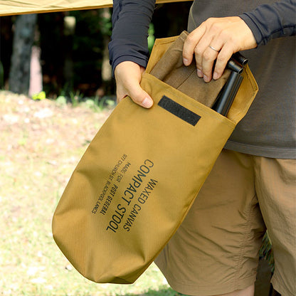 WAXED CANVAS COMPACT STOOL / ワックスドキャンバス コンパクトスツール