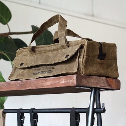 WAXED CANVAS TOOL BAG BOXY / ワックスドキャンバス ツールバッグ ボクシー