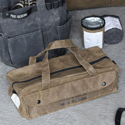 WAXED CANVAS TOOL BAG BOXY / ワックスドキャンバス ツールバッグ ボクシー