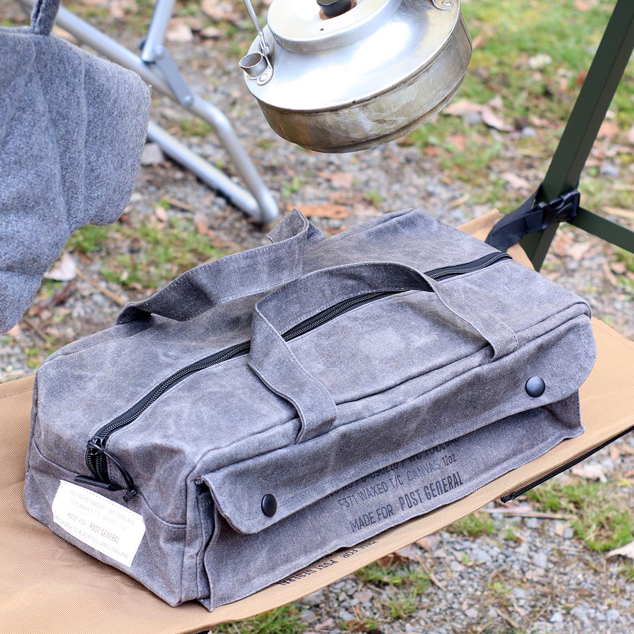 WAXED CANVAS TOOL BAG BOXY / ワックスドキャンバス ツールバッグ ボクシー
