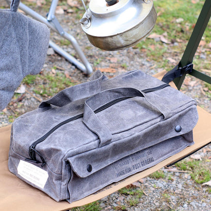 WAXED CANVAS TOOL BAG BOXY / ワックスドキャンバス ツールバッグ ボクシー