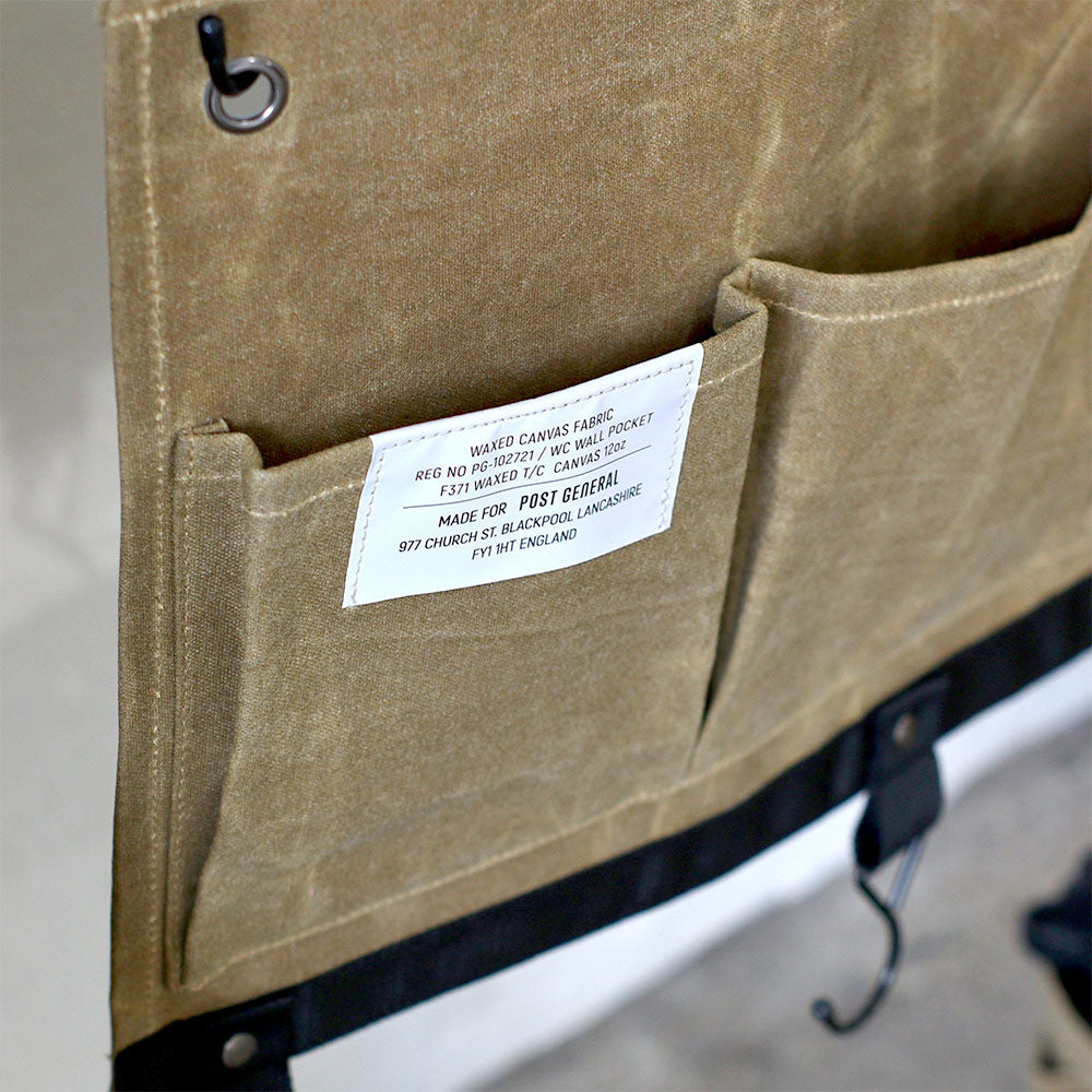 WAXED CANVAS WALL POCKET S / ワックスドキャンバス ウォールポケット S
