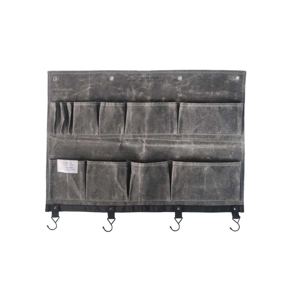 WAXED CANVAS WALL POCKET L / ワックスドキャンバス ウォールポケット L