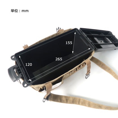 WAXED CANVAS AMMO TOOL BOX / ワックスドキャンバス アンモツールボックス