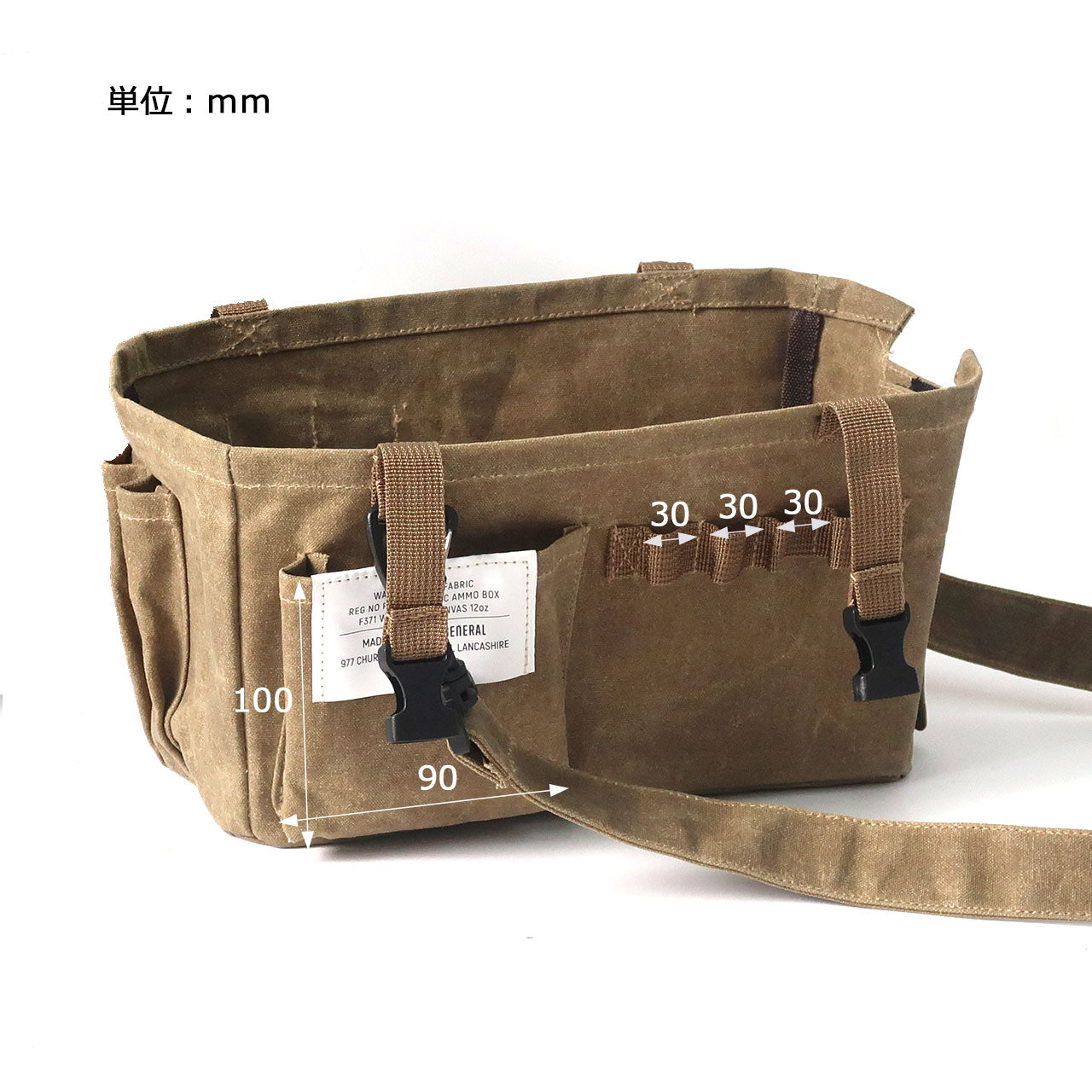 WAXED CANVAS AMMO TOOL BOX / ワックスドキャンバス アンモツールボックス