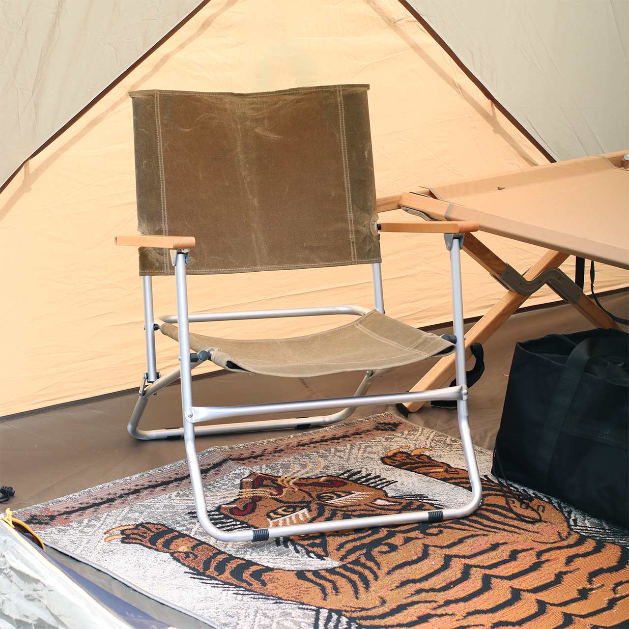 WAXED CANVAS ROVER CHAIR TYPE LOW / ワックスドキャンバス ローバーチェア タイプロー