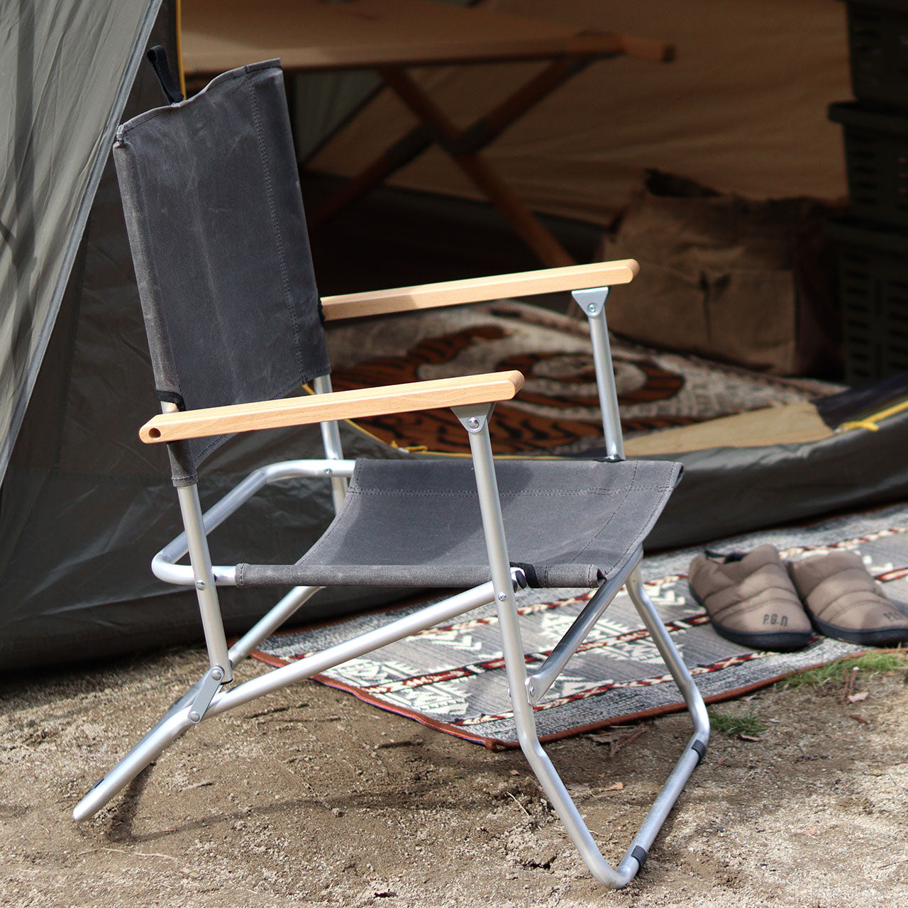 WAXED CANVAS ROVER CHAIR TYPE LOW / ワックスドキャンバス ローバーチェア タイプロー