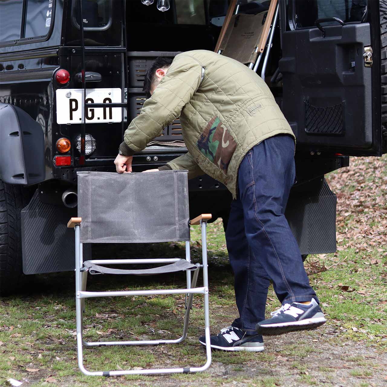 WAXED CANVAS ROVER CHAIR TYPE HIGH / ワックスドキャンバス ローバーチェア タイプハイ