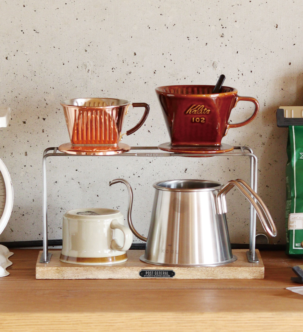 INDUSTRIAL COFFEE DRIPPER STAND / インダストリアル コーヒードリッパースタンド