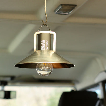 HANG LAMP INDUSTRIAL IRON SHADE / ハングランプ インダストリアルアイアンシェード