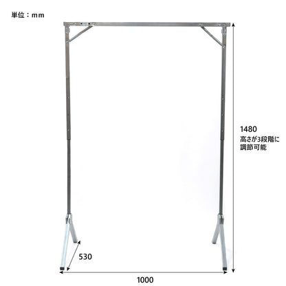 EXHIBITION FOLDABLE HANGER RACK / エキシビション フォルダブルハンガーラック
