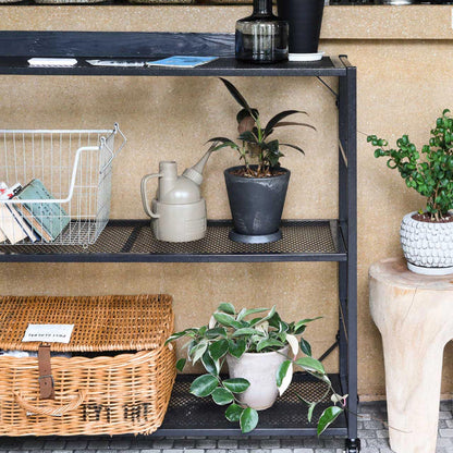 LIGHT-WEIGHT IRON MESH SHELF / ライトウェイトアイアンメッシュシェルフ 3TIERED