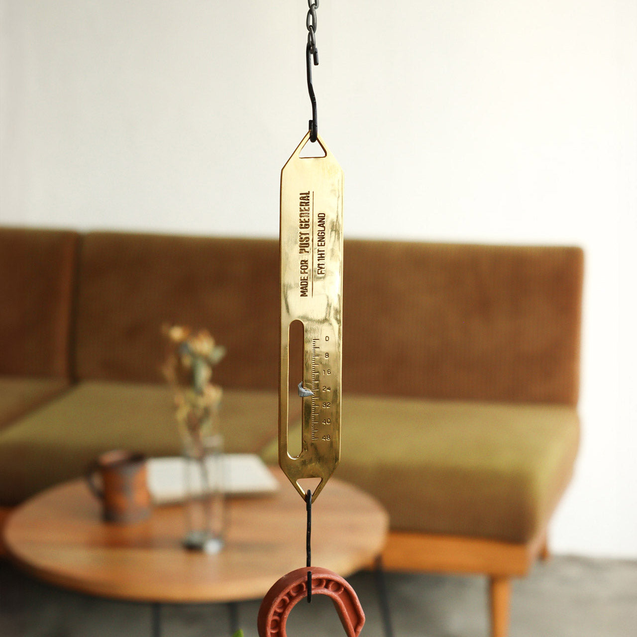 BRASS SCALE MOTIF HANGER / ブラス スケールモチーフハンガー