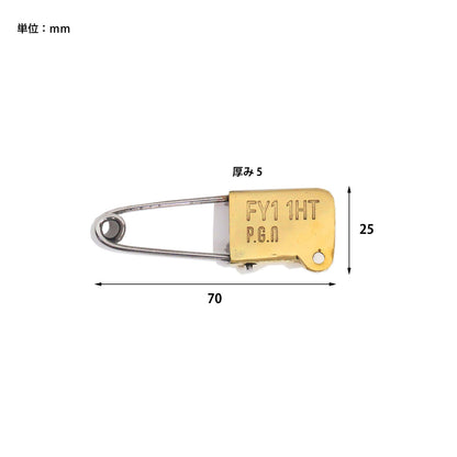 BRASS KEY HOLDER PIN / ブラス キーホルダーピン