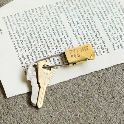 BRASS KEY HOLDER PIN / ブラス キーホルダーピン