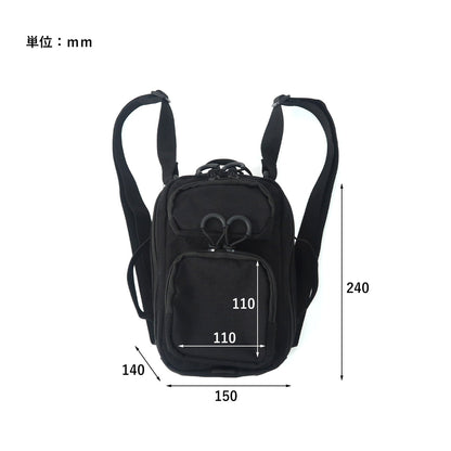 4WAY BACKPACK POUCH / 4ウェイバックパックポーチ