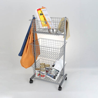 WIRE RACK WITH CASTORS / ワイヤー ラック ウィズ キャスターズ