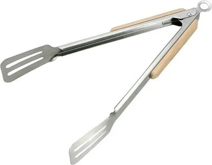 BBQウッドグリップ ターナートング 30cm / BBQ Wood Grip Turner Tongs 30cm
