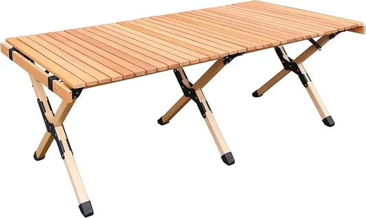 ウッドロールテーブル / Roll-top Wood Table