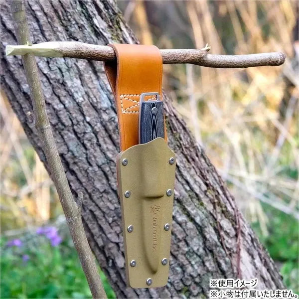 Scandi Convex用レザー製ベルトループ / Leather Belt Loop for Scandi Convex