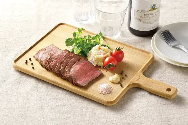 バンブーランチプレートカッティングボード / Bamboo Lunch Plate and Cutting Board