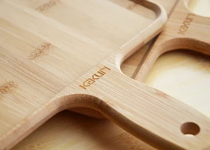 バンブーランチプレートカッティングボード / Bamboo Lunch Plate and Cutting Board