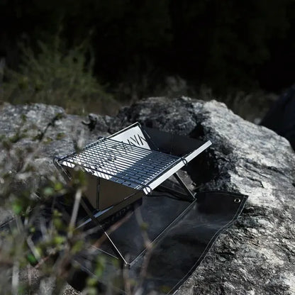 折りたたみ式焚き火グリル / Foldable Campfire Grill