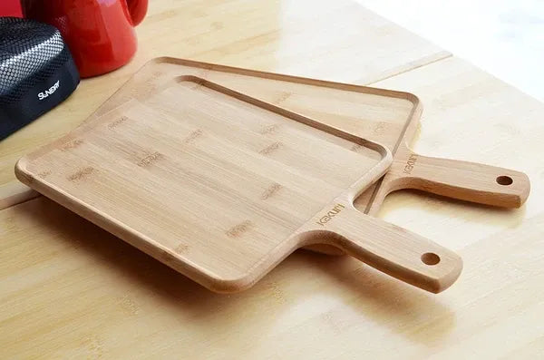 バンブーランチプレートカッティングボード / Bamboo Lunch Plate and Cutting Board