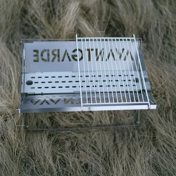 折りたたみ式焚き火グリル / Foldable Campfire Grill