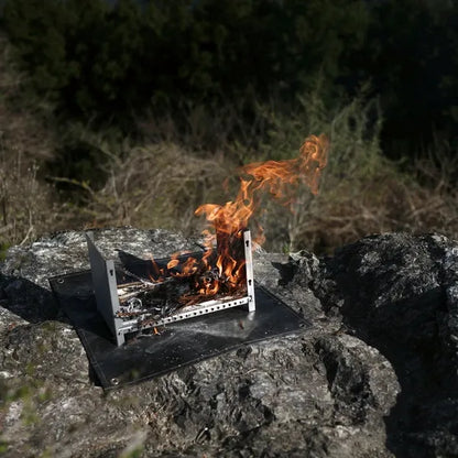 組み立て式二次燃焼焚き火台 / Assembled Secondary Combustion Fire Pit