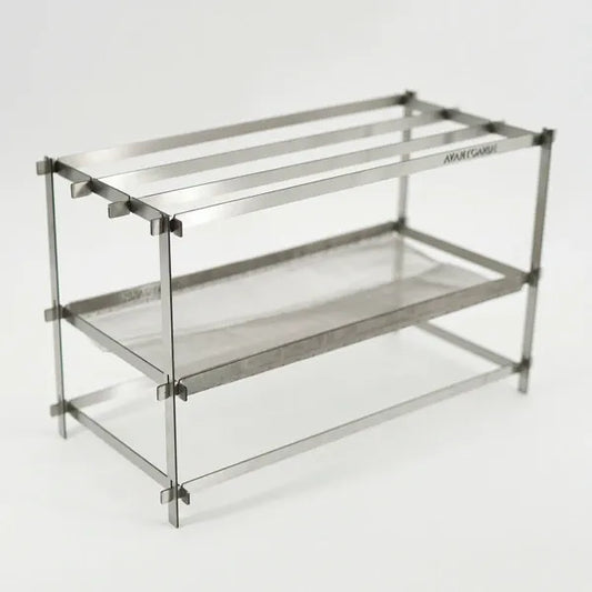 フラットバーメッシュ焚き火台 / Flat Bar Mesh Fire Pit