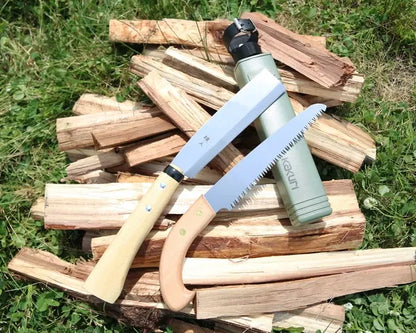 ナタとノコ サヤ付き / Hatchet and Saw with Sheath