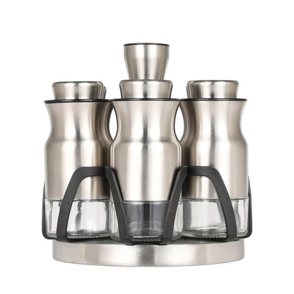 CURVED SPICE JAR SET OF 6 / カーブド スパイス ジャー 6pcs セット