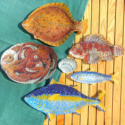 GLASS FISHERY PLATE / ガラス フィッシャリー プレート