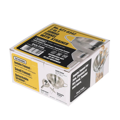 2 IN 1 JUMBO FUNNEL WITH STRAINER / 2 in 1 ジャンボ ファネル ウィズ ストレーナー