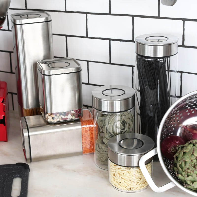 CYLINDER JAR WITH PRESS LID / シリンダー ジャー ウィズ プレス リッド