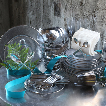 GLASS TABLEWARE OBO PLATE / ガラス テーブルウェア オーボ プレート