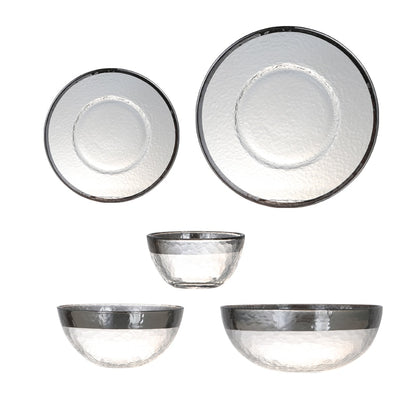 GLASS TABLEWARE OBO PLATE / ガラス テーブルウェア オーボ プレート