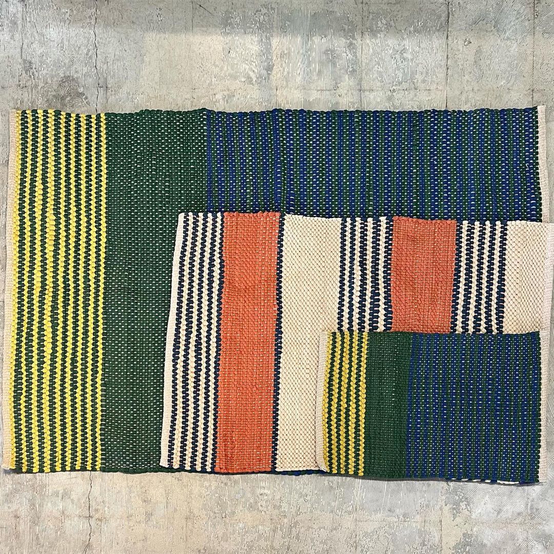 COTTON CHINDI HALF RUG / コットン チンディ ハーフ ラグ