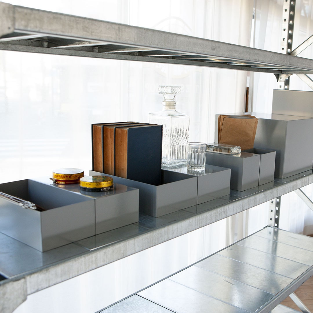 METAL BOX GRAY / メタル ボックス