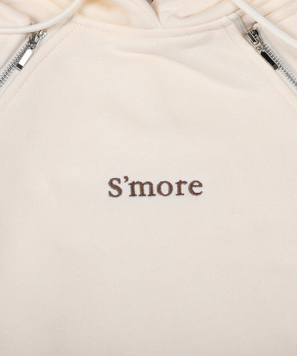 2WAY hooded sweatshirt