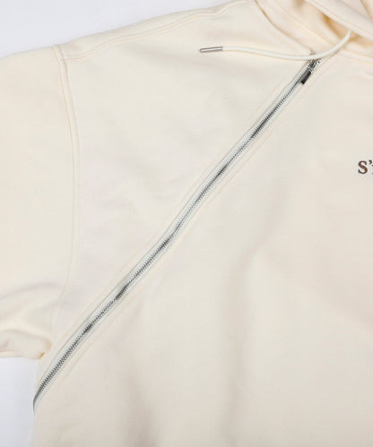 2WAY hooded sweatshirt