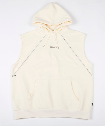 2WAY hooded sweatshirt
