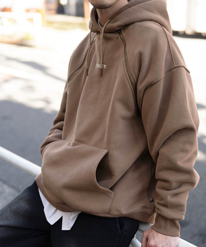 2WAY hooded sweatshirt