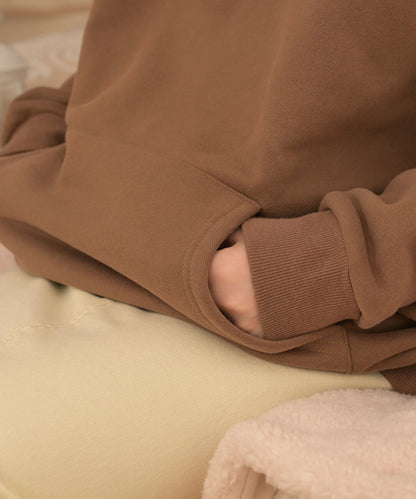 2WAY hooded sweatshirt