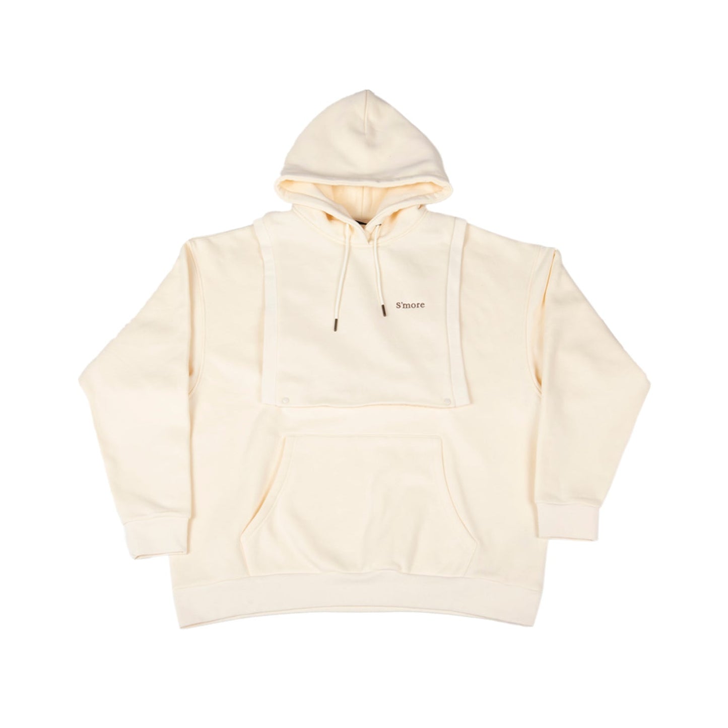 2WAY removable vest sweat parka 裏起毛2WAYパーカー