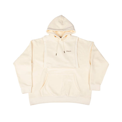 2WAY removable vest sweat parka 裏起毛2WAYパーカー